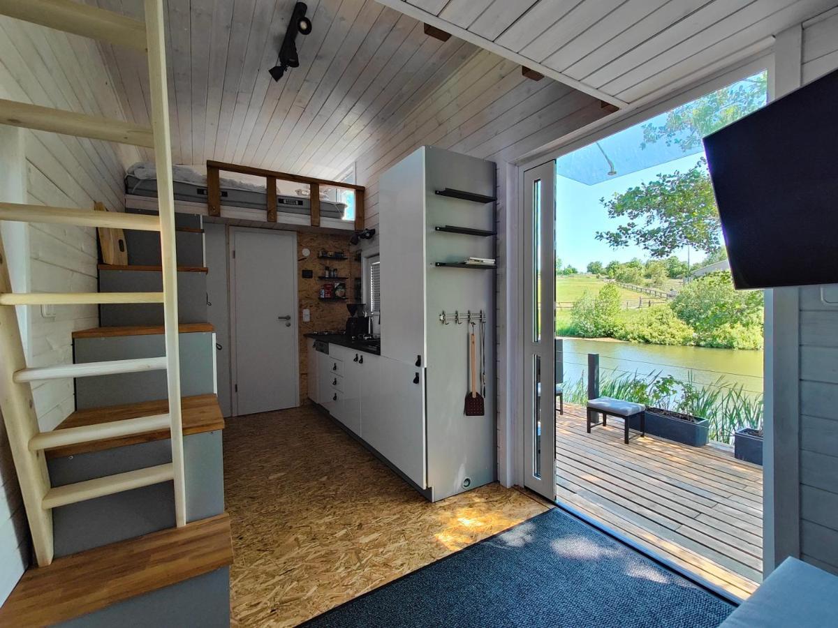 Tinyhousebeidresden 1 - Direkt Am Naturteich - Naehe Saechsische Schweiz, Dresden Großharthau Extérieur photo