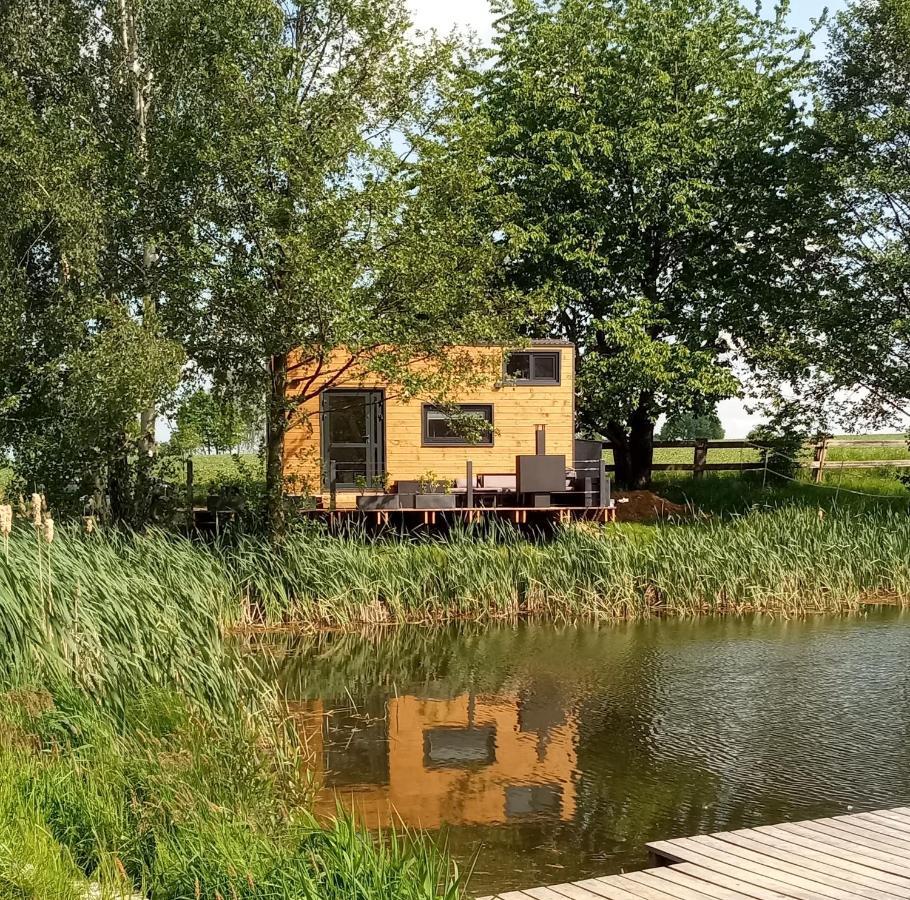 Tinyhousebeidresden 1 - Direkt Am Naturteich - Naehe Saechsische Schweiz, Dresden Großharthau Extérieur photo